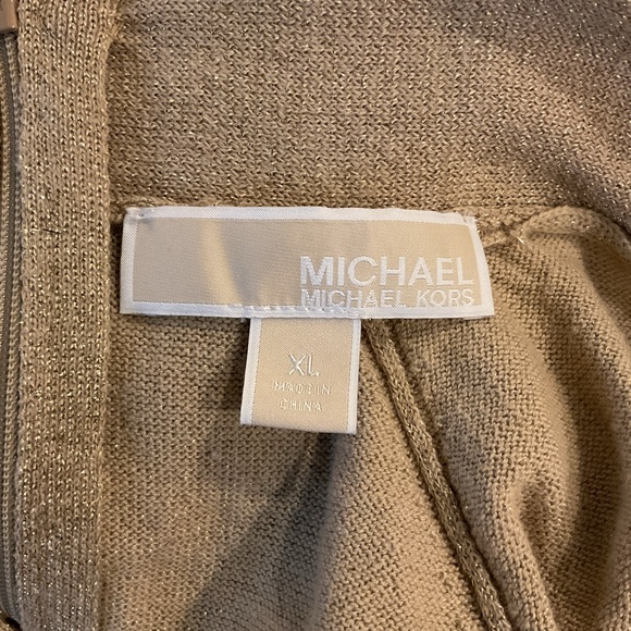 Michael Kors Gold Long Sleeve Dress - Picture 5 of 5